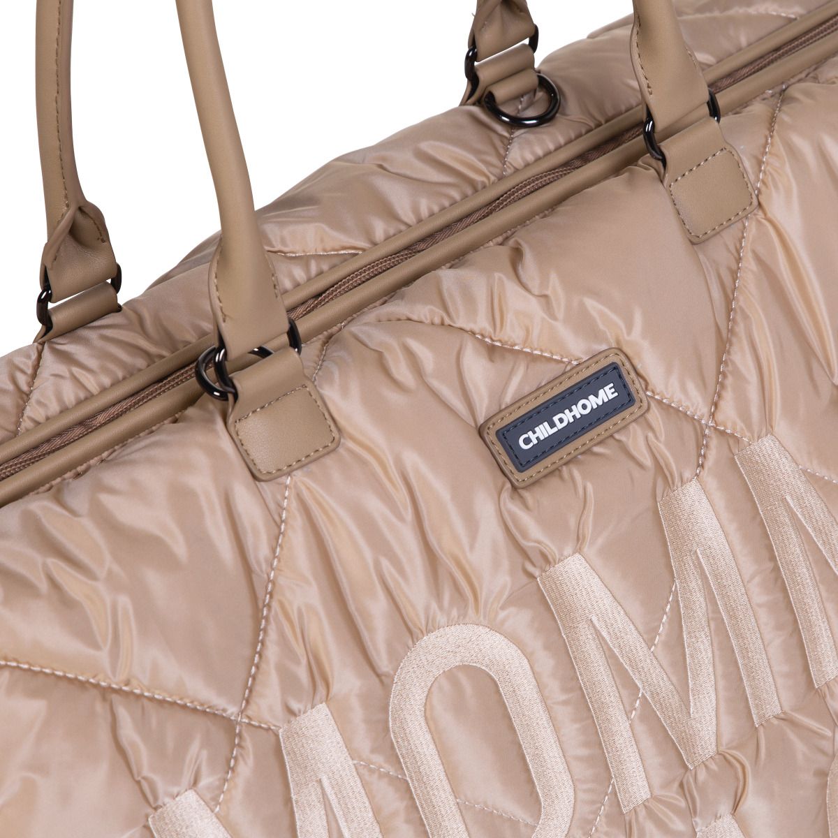 Cloud Comfort Puffer Mommy Bag - Beige