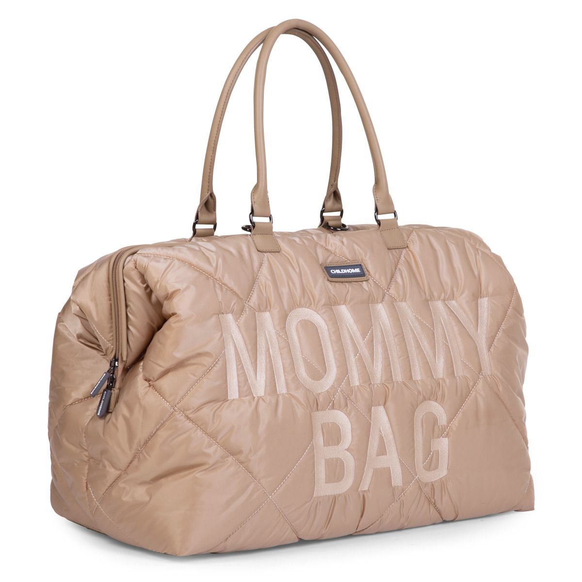 Cloud Comfort Puffer Mommy Bag - Beige