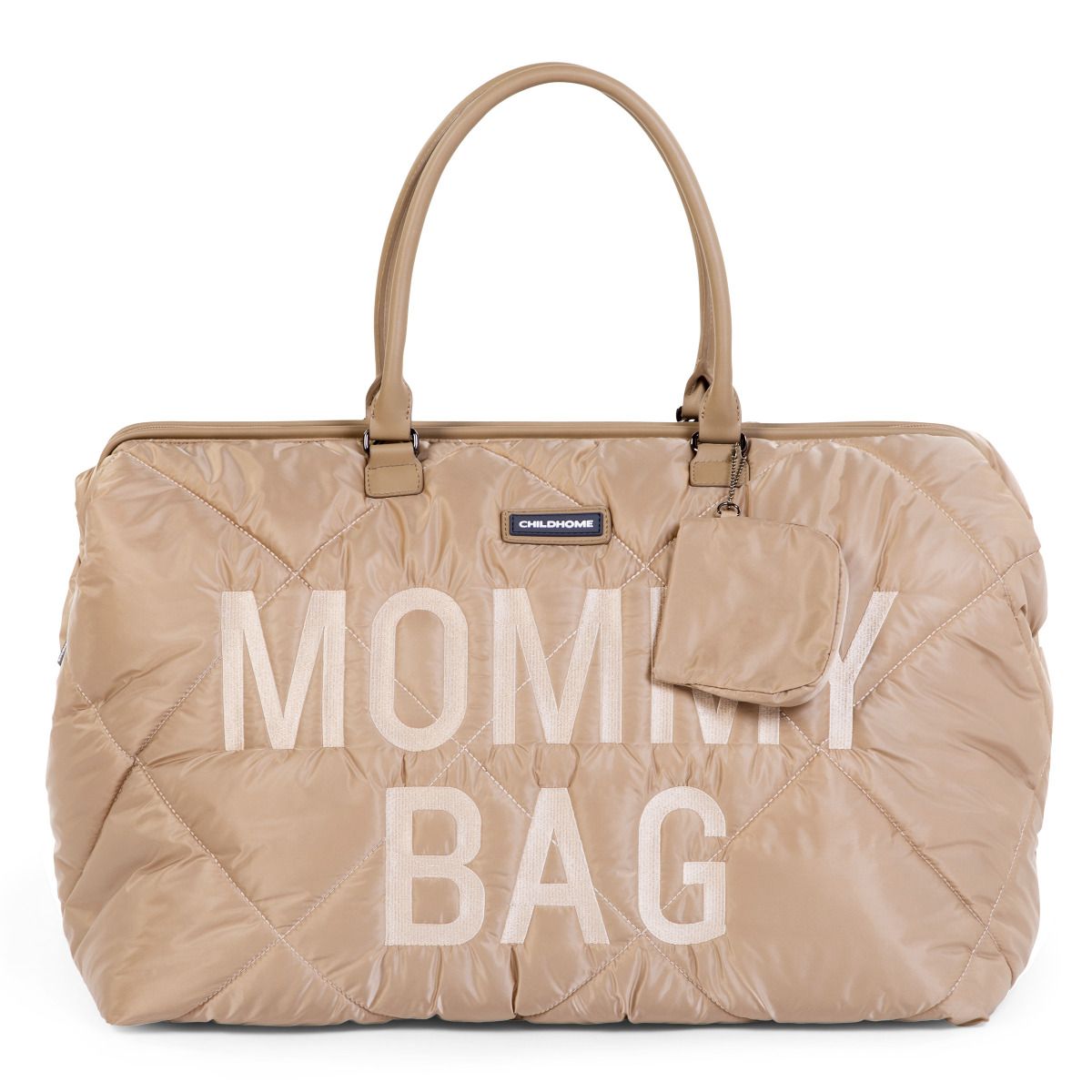 Cloud Comfort Puffer Mommy Bag - Beige