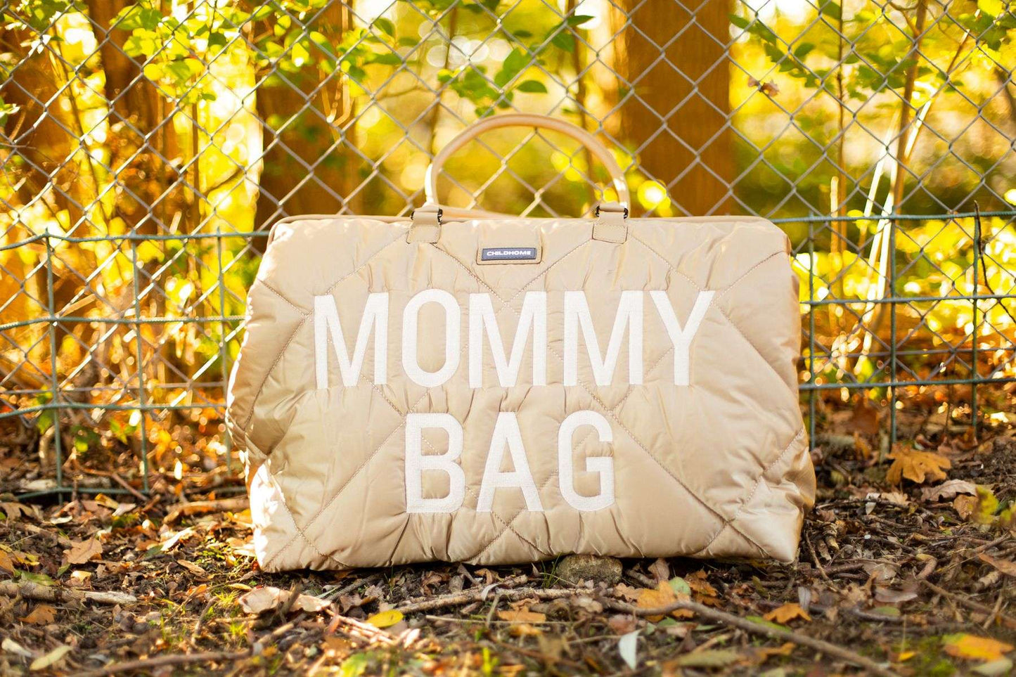 Cloud Comfort Puffer Mommy Bag - Beige