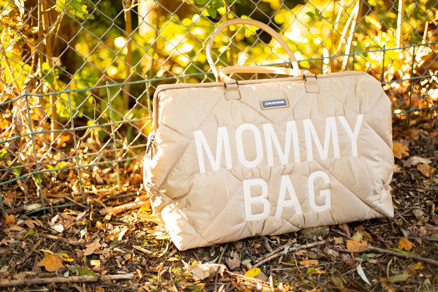 Cloud Comfort Puffer Mommy Bag - Beige