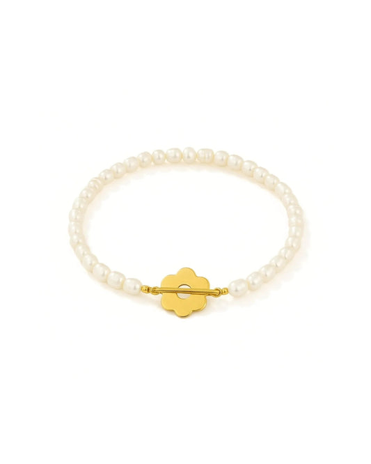 Daisy Pearl Bracelet