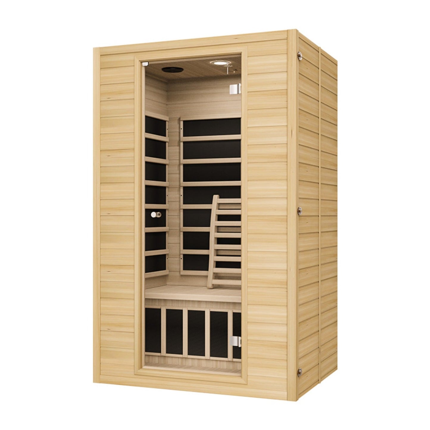 Blisspod | Vienna | Far Infrared Sauna Canadian Hemlock Very Low EMF Sauna, 7 Heaters – 3 Persons