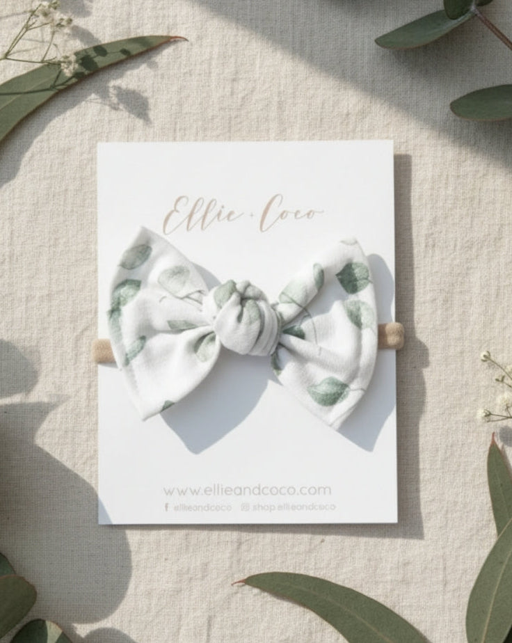 Knot Bow | Eucalyptus