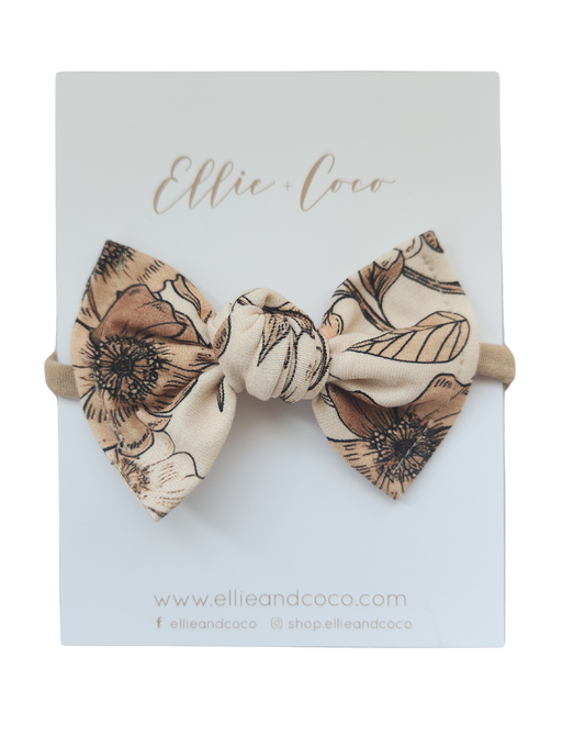 Knot Bow | Autumn Floral