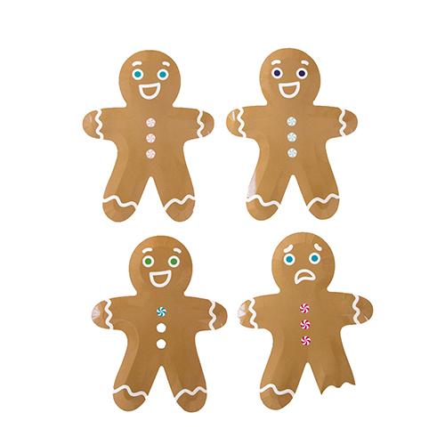 Gingerbread Plates (SET of 8)