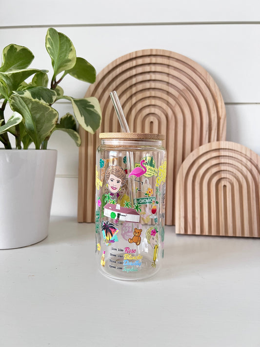 Golden Girls Glass Cup