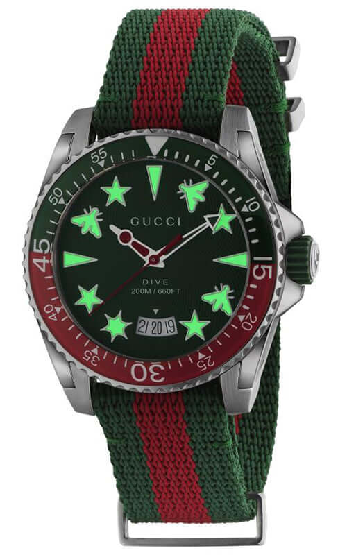 Gucci Dive XL 45mm Mens Watch YA136339