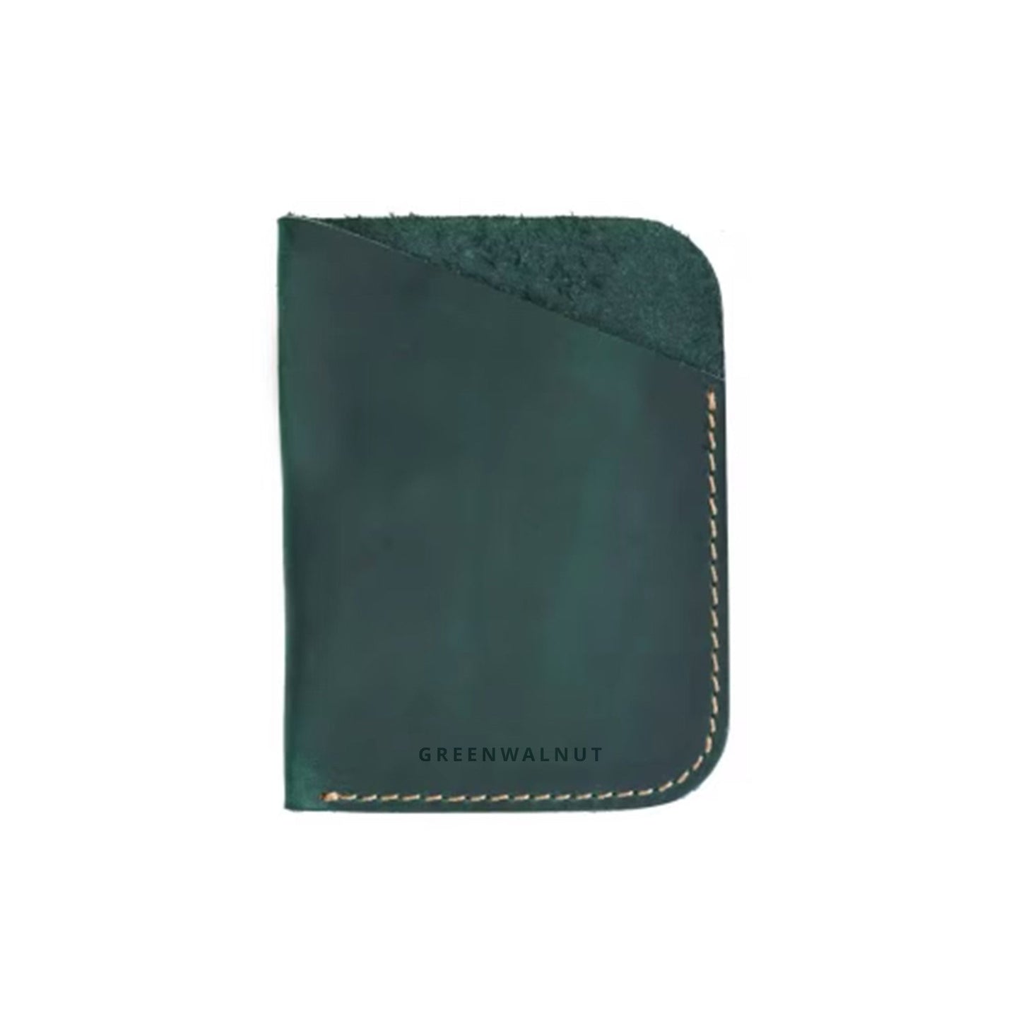 Minimalist Pure Leather Card Holder | Slim Handmade Leather Wallet