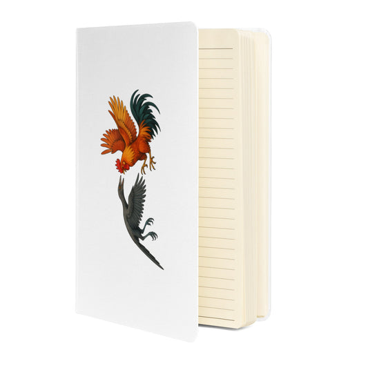 Chickasaurous Battle Hardcover bound notebook