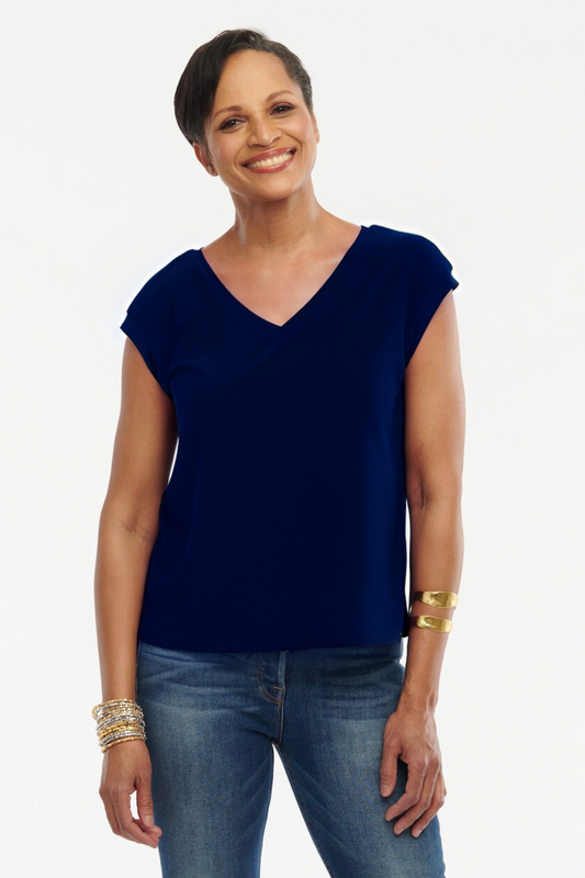 Ada Reversible Top – Wrinkle-Free Jersey Knit