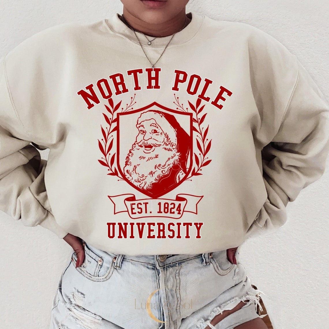 T-Shirt Or Sweatshirt  Christmas North Pole .