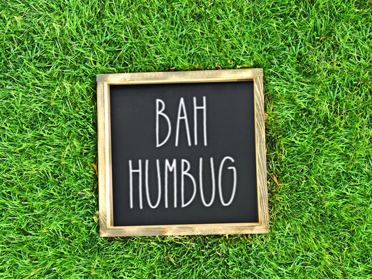 Christmas Sign, Scrooge and Marley Counting House, Holiday Signs, Humbug, Christmas Carol, Christmas Decor, Christmas Memories