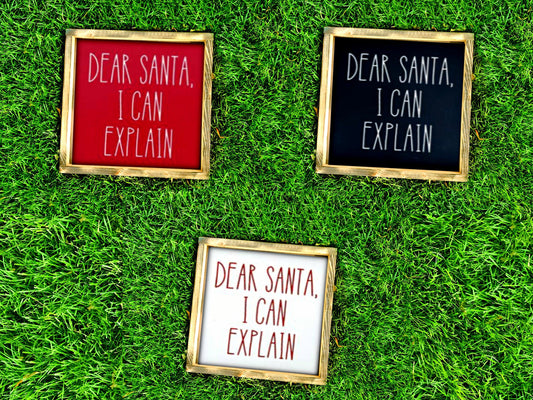 Rae Dunn Style Christmas Collection | Christmas Sign | Farmhouse Style | Farmhouse Christmas Decor | Holiday Decor | Rae Dunn Sign | Winter