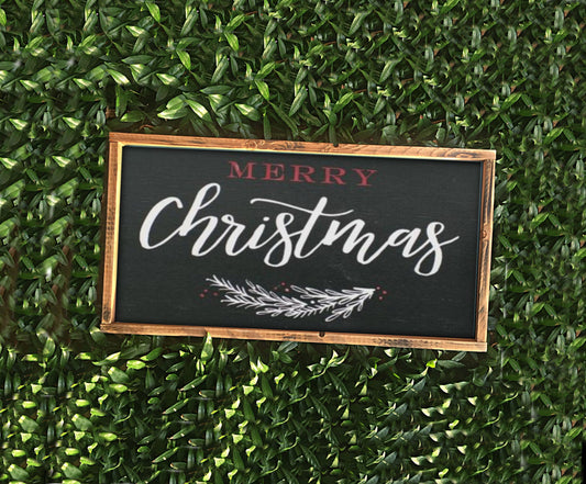 Merry Christmas Sign | Merry Christmas Sign Wood | Merry Christmas Sign Rustic | Farmhouse Christmas Decor | Unique Christmas Gift