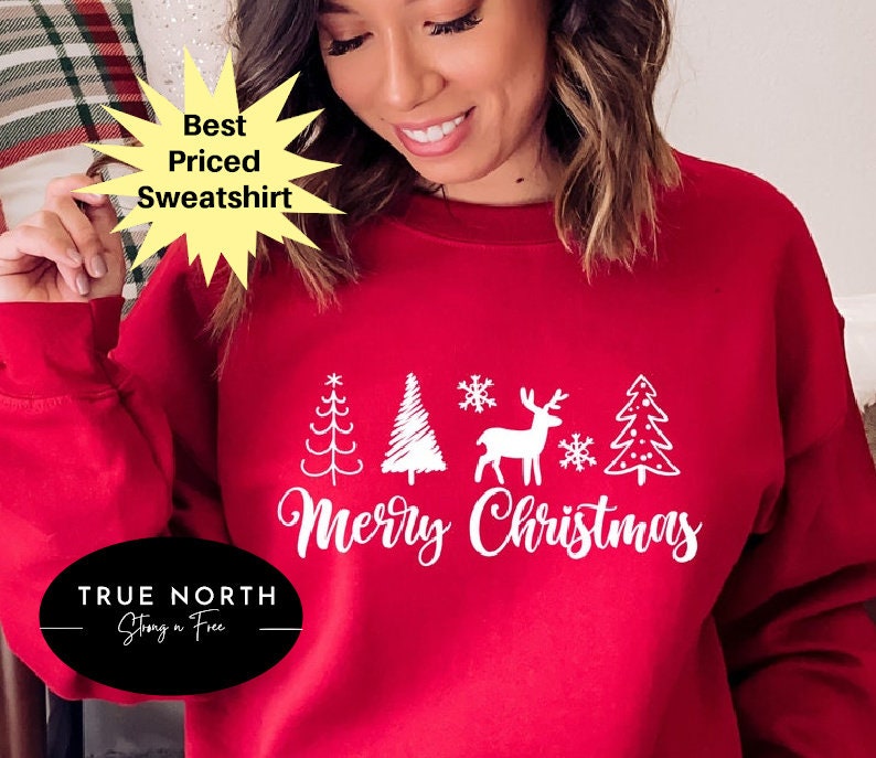 Sweatshirt T-Shirt  Merry Merry Christmas .