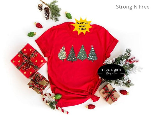 Christmas Sweatshirt, Christmas Sweater, Christmas Crewneck, Christmas Tree Sweatshirt, Holiday Sweaters for Women, Winter Sweatshirt .