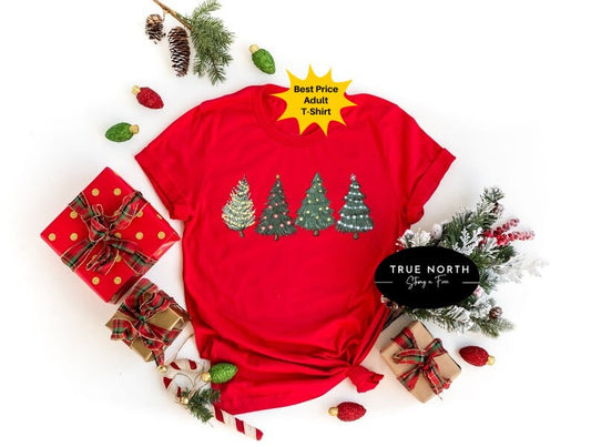 Christmas Sweatshirt, Christmas Sweater, Christmas Crewneck, Christmas Tree Sweatshirt, Holiday Sweaters for Women, Winter Sweatshirt .