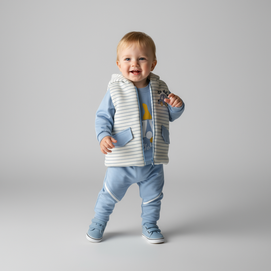 Comfy & Striped Jogger Set