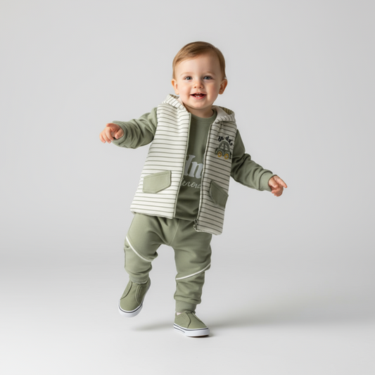 Comfy & Striped Jogger Set