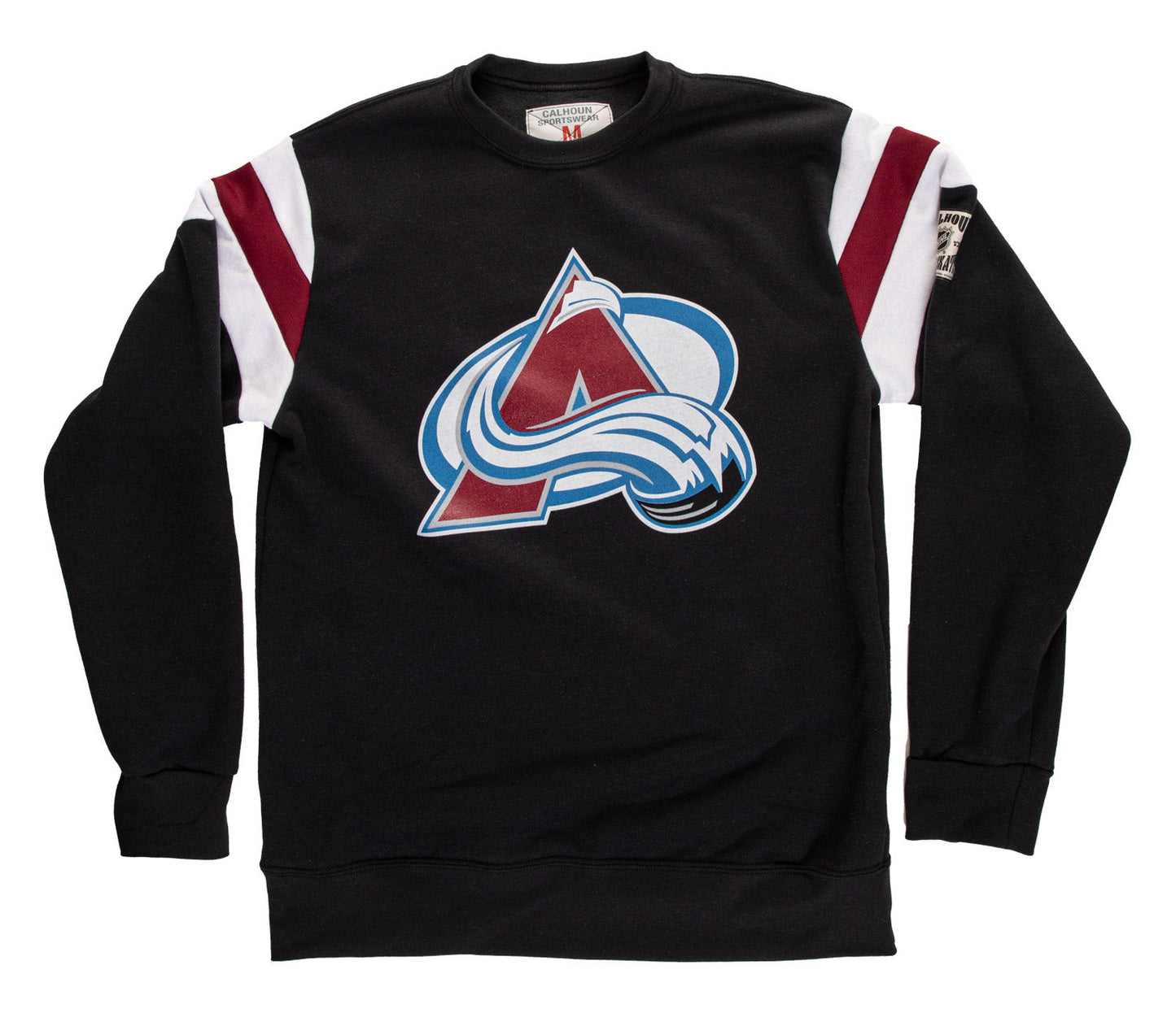 Colorado Avalanche Varsity Retro Style Crewneck Sweatshirt