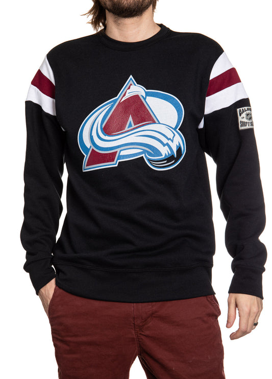 Colorado Avalanche Varsity Retro Style Crewneck Sweatshirt