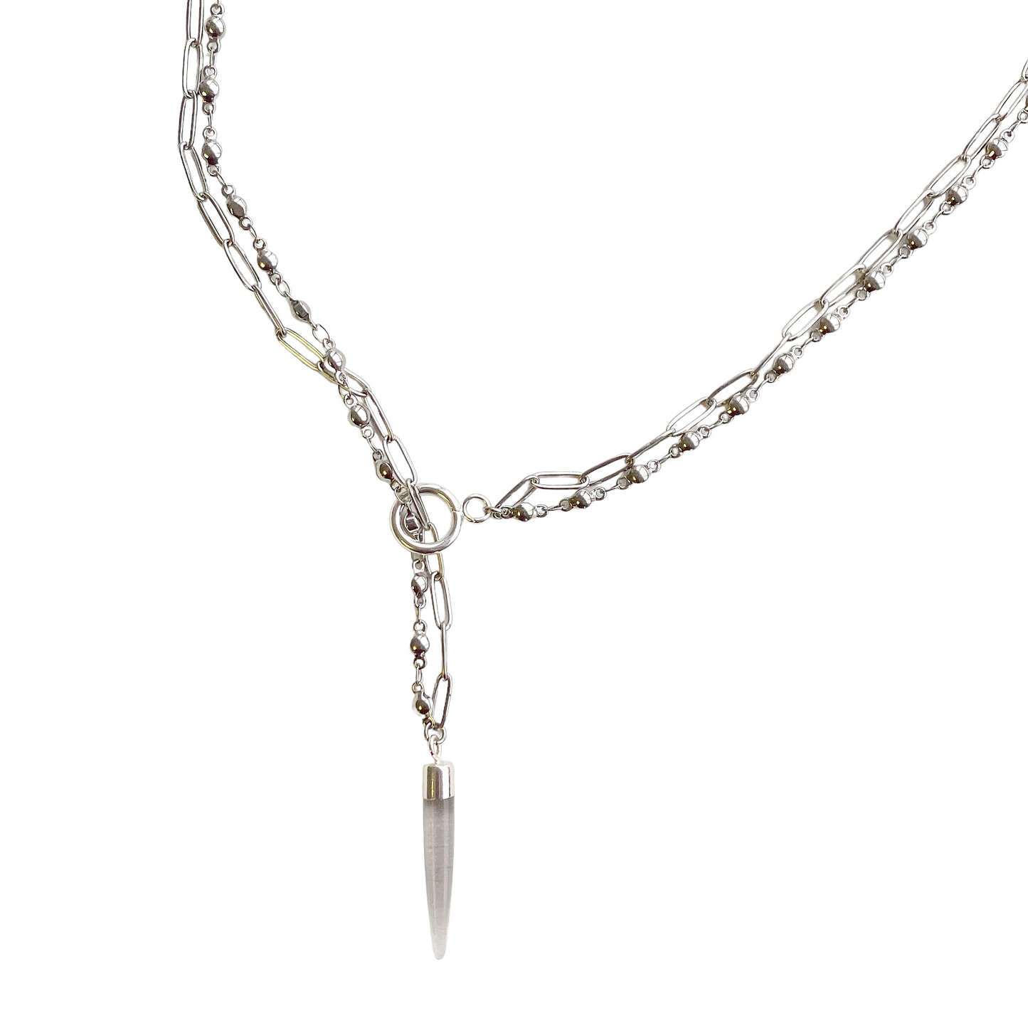 Crystal Quartz Lariat