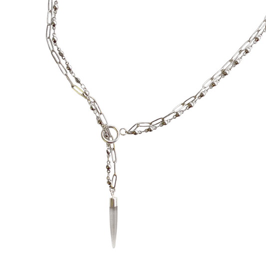 Crystal Quartz Lariat