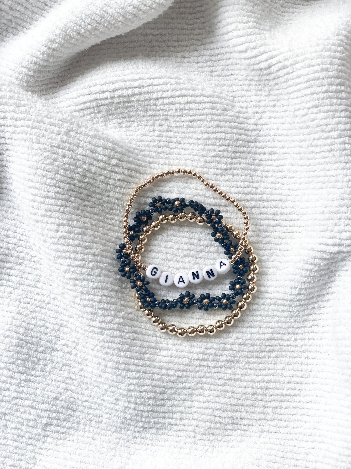 3mm 14K Gold Filled Custom Name Bracelet