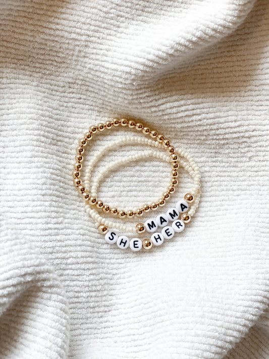 5mm 14K Gold Filled Layering Bracelet