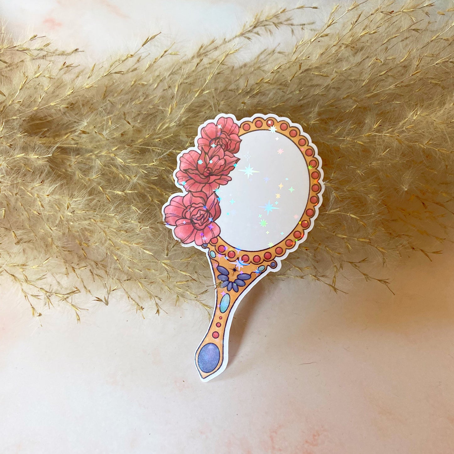 Vintage Mirror Sticker