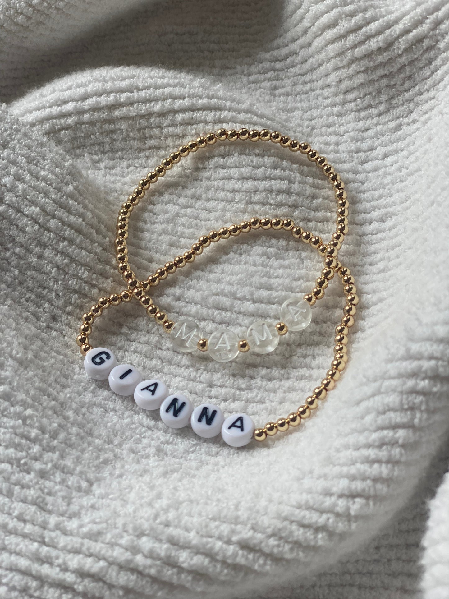 3mm 14K Gold Filled Custom Name Bracelet