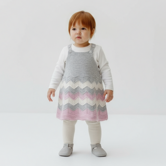 Knitted Princess Overall Set