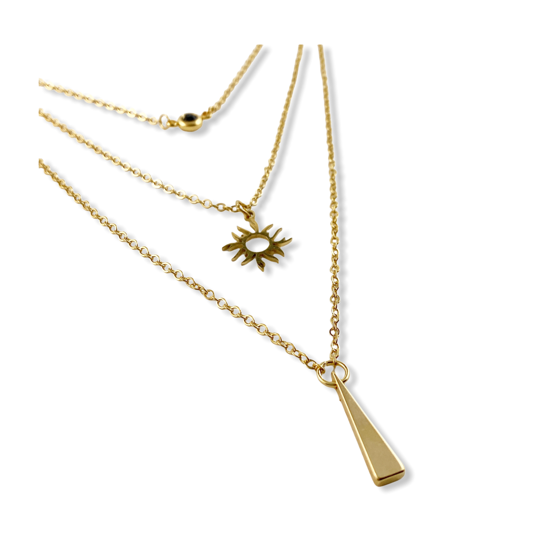 Golden Sunburst Necklace