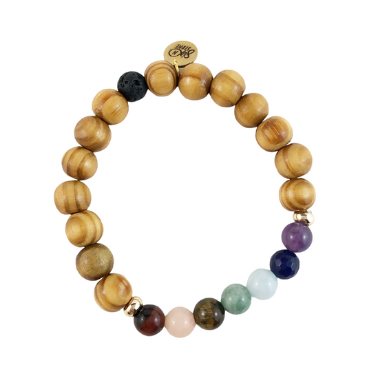 Chakra Bracelet in Wood