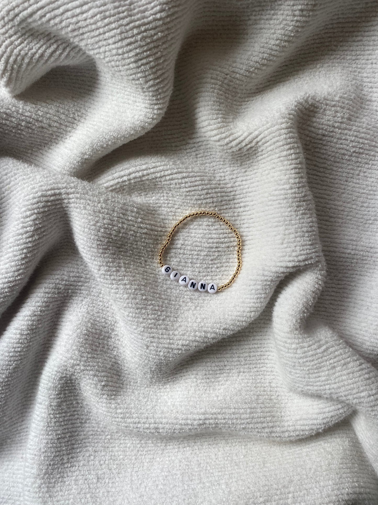 3mm 14K Gold Filled Custom Name Bracelet