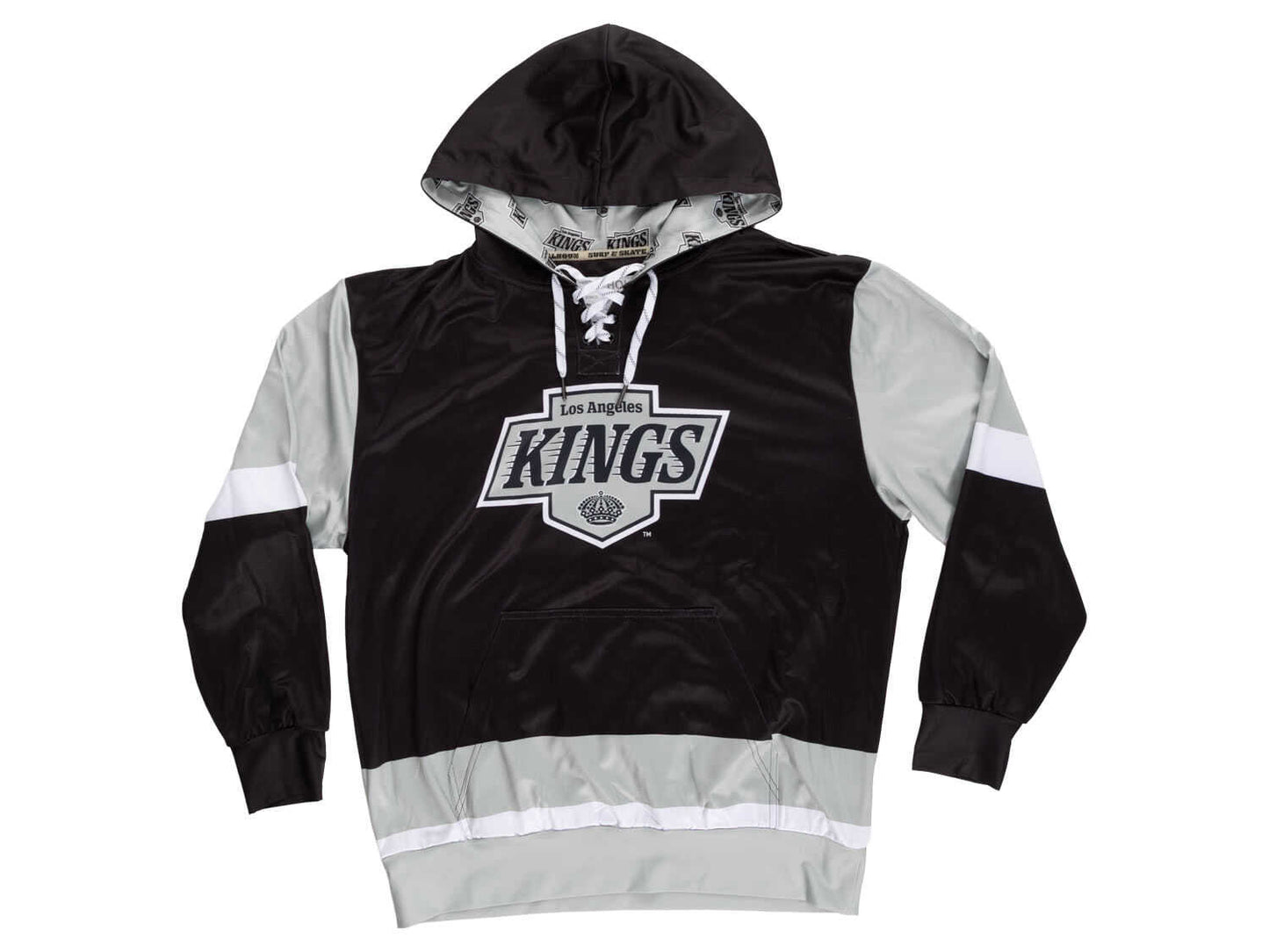 Los Angeles Kings Hockey Lace Hoodie