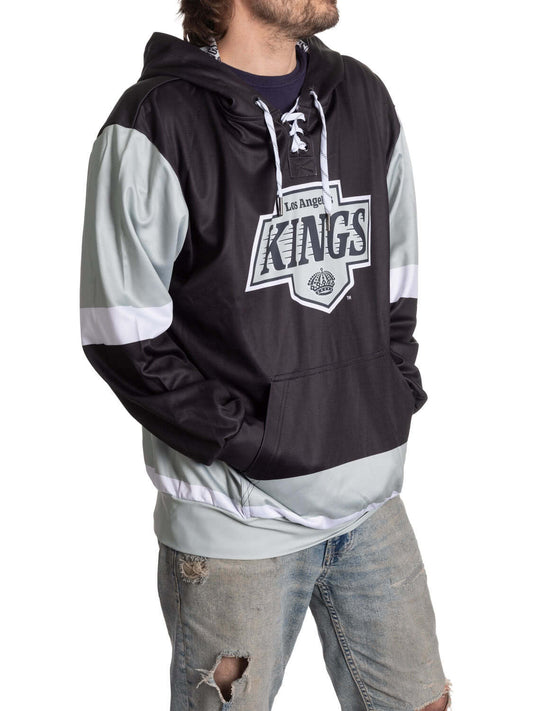 Los Angeles Kings Hockey Lace Hoodie