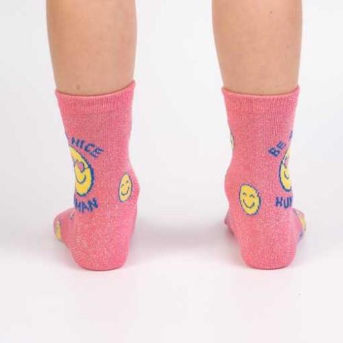 Sock It To Me Shimmer -  Junior Crew Socks