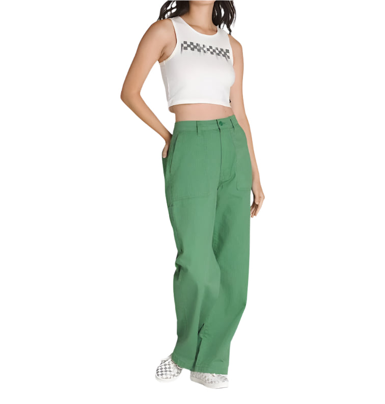 Vans Check Wash - Womens Cropped Tank