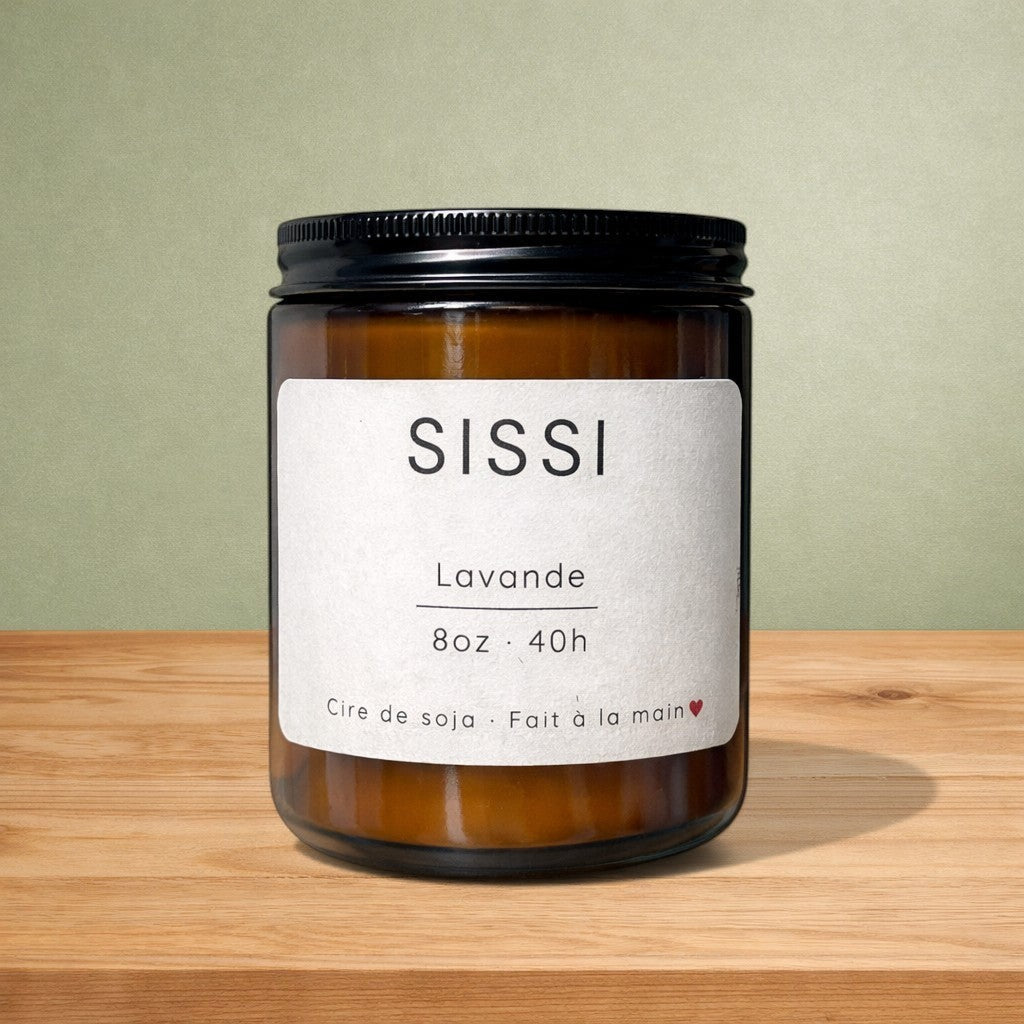 Bougie de soya SISSI lavande