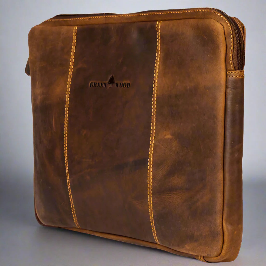 Greenwood Leather Laptop Sleeve for MacBook Pro/Air 13"