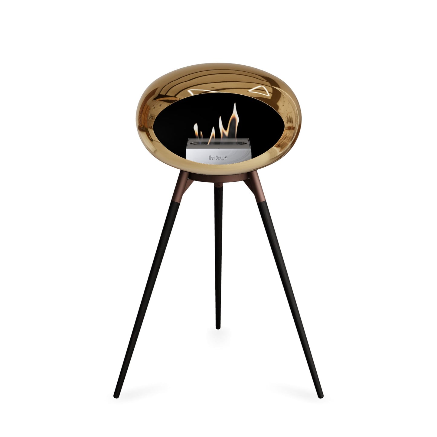 Le Feu Ground High Dome <br>Chromed Rose Gold