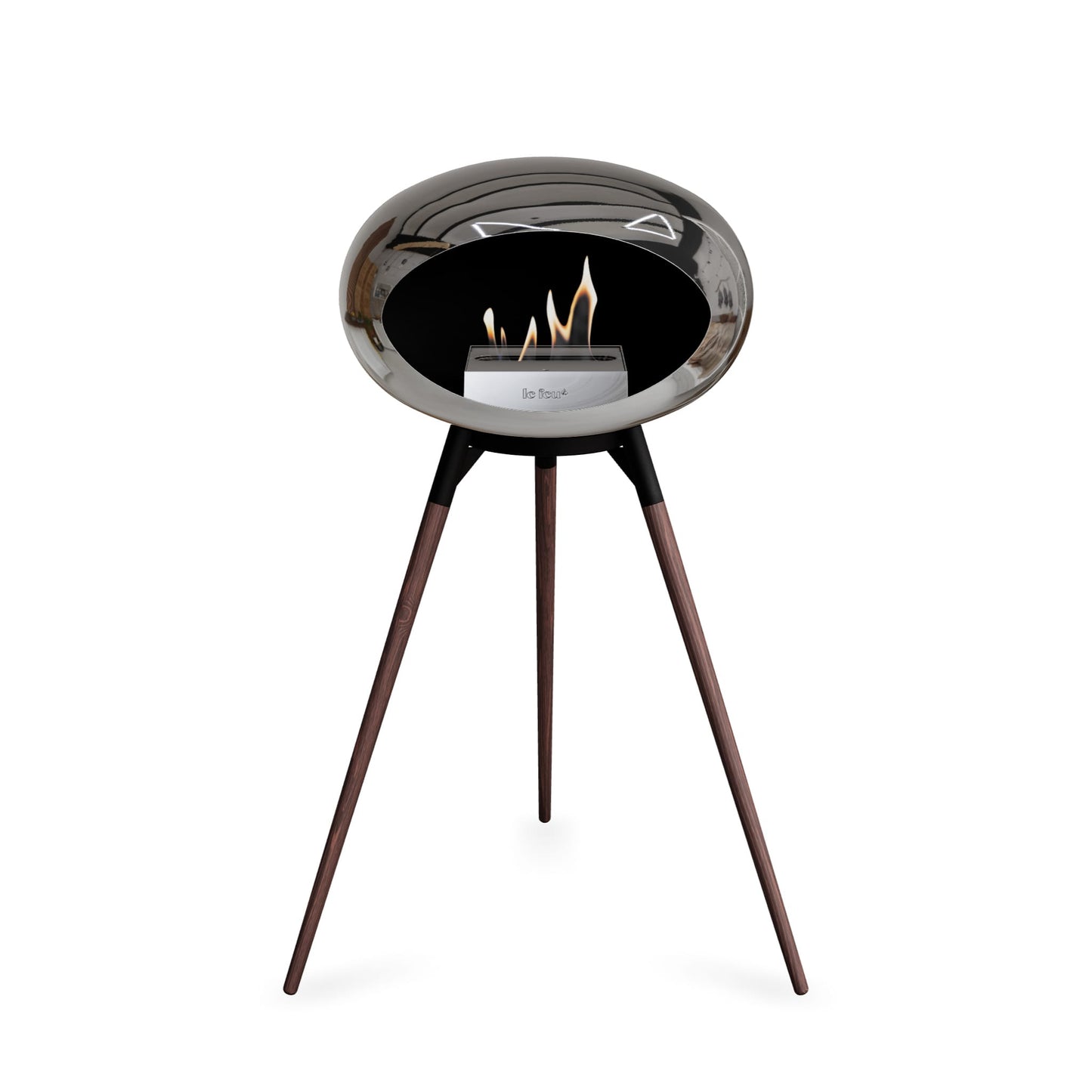 Le Feu Ground High Dome <br>Chromed Silver