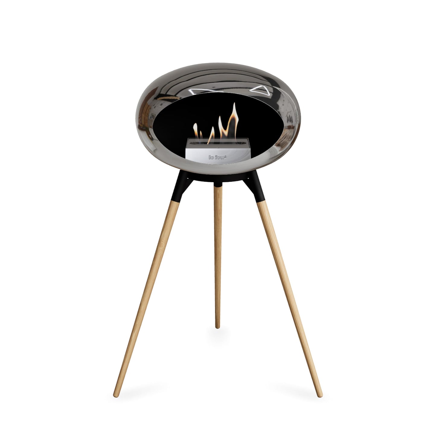 Le Feu Ground High Dome <br>Chromed Silver