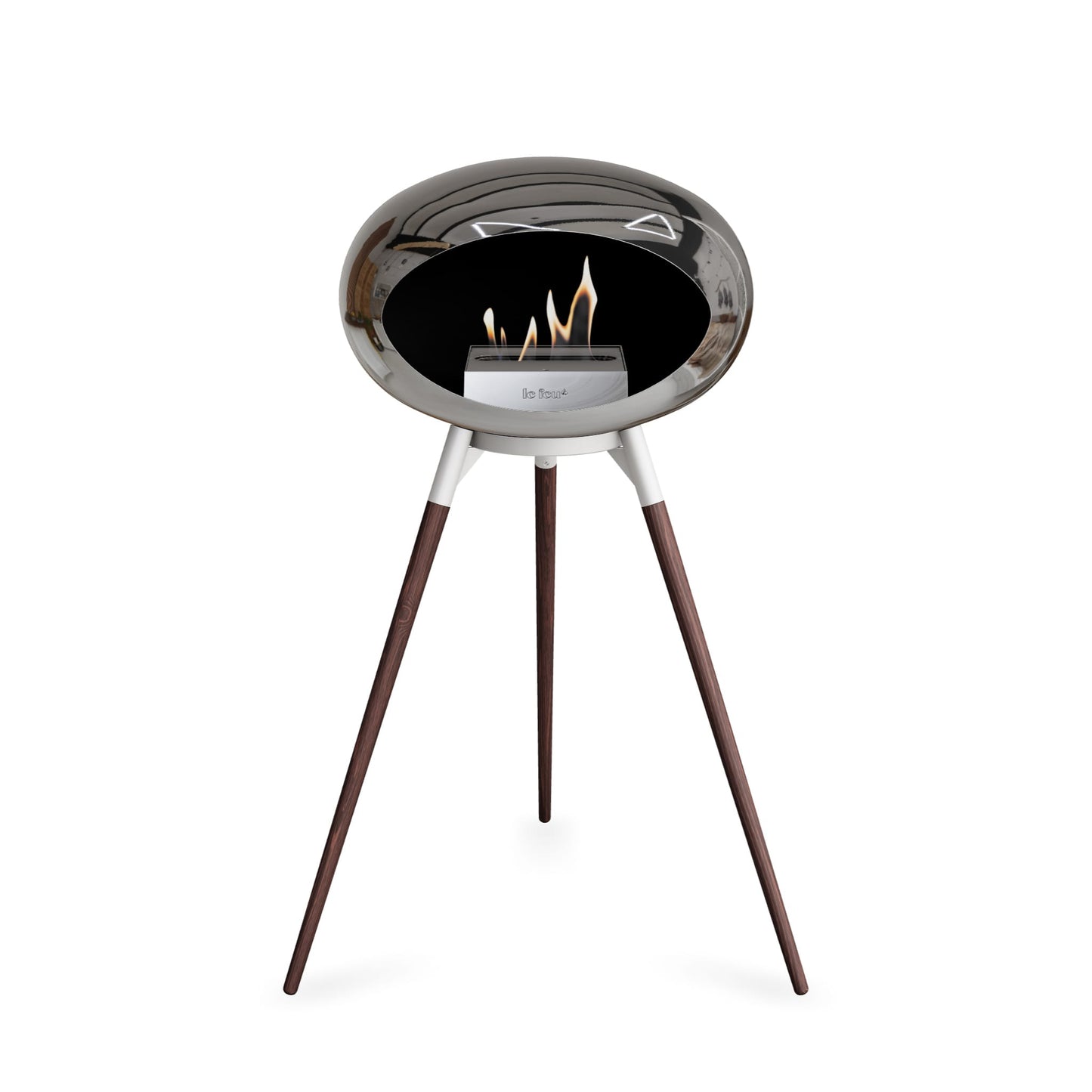 Le Feu Ground High Dome <br>Chromed Silver