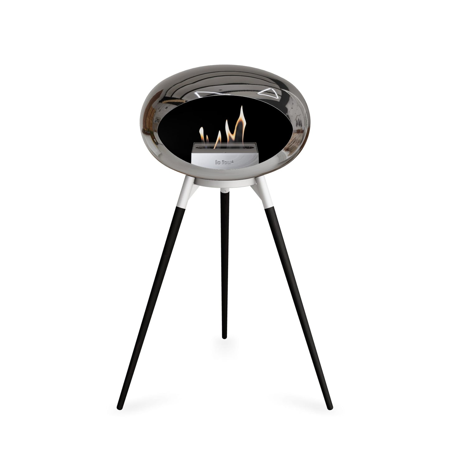 Le Feu Ground High Dome <br>Chromed Silver