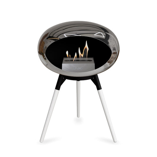 Le Feu Ground Low Dome <br>Chromed Silver