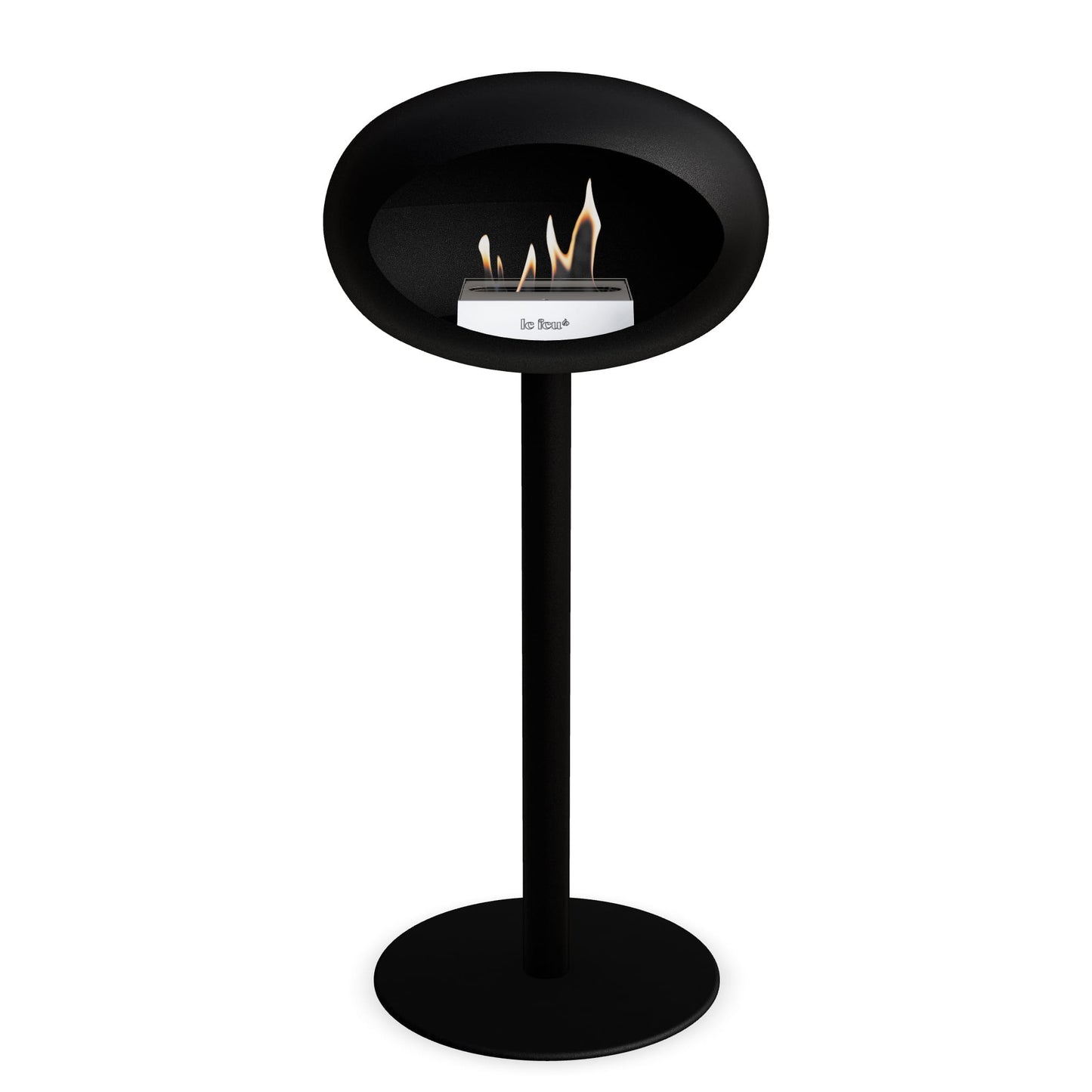 Le Feu Steel High Dome <br>Black