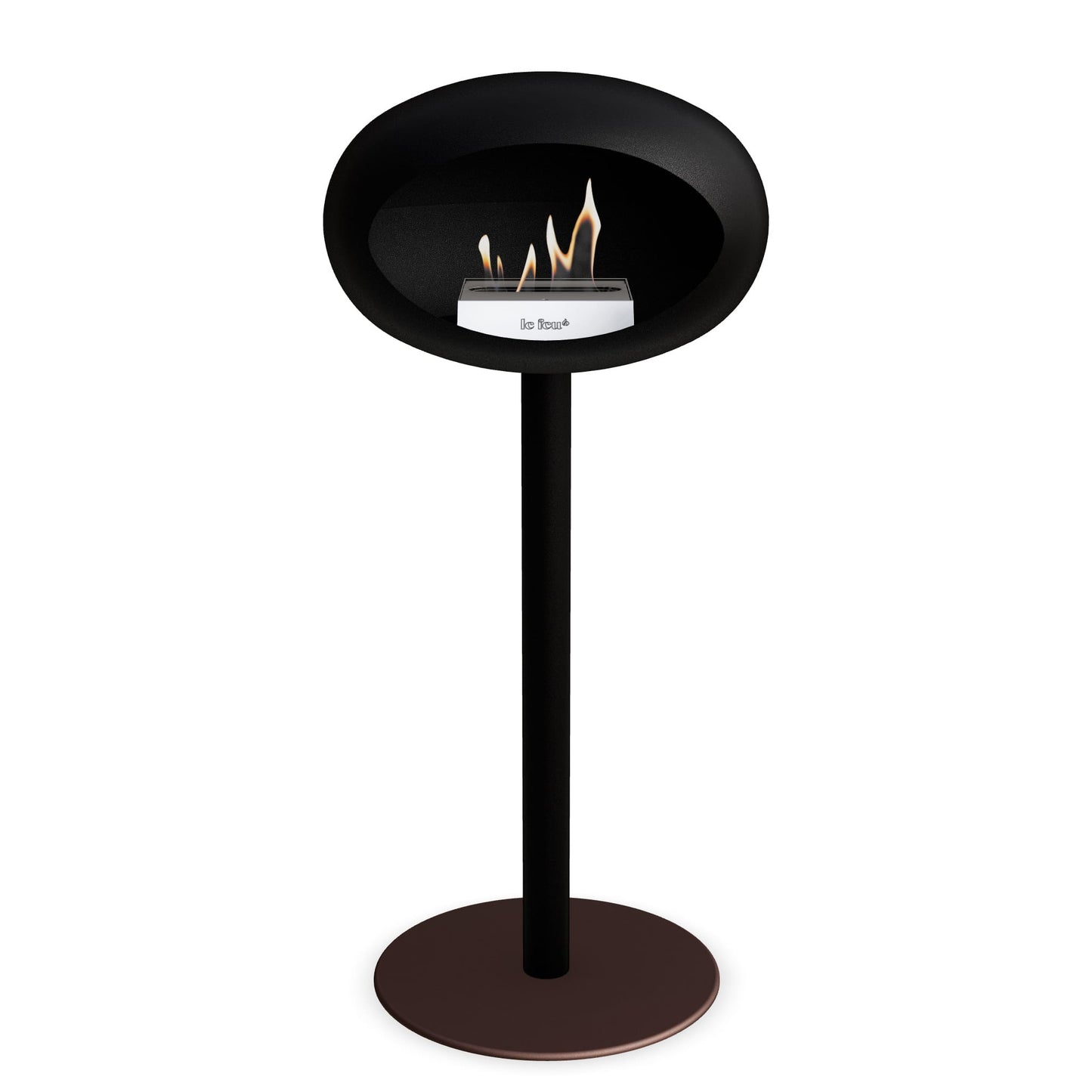 Le Feu Steel High Dome <br>Black